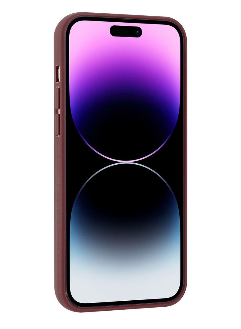 Suteni Back Cover Card Slots Leather Phone Case for iPhone - Image 2