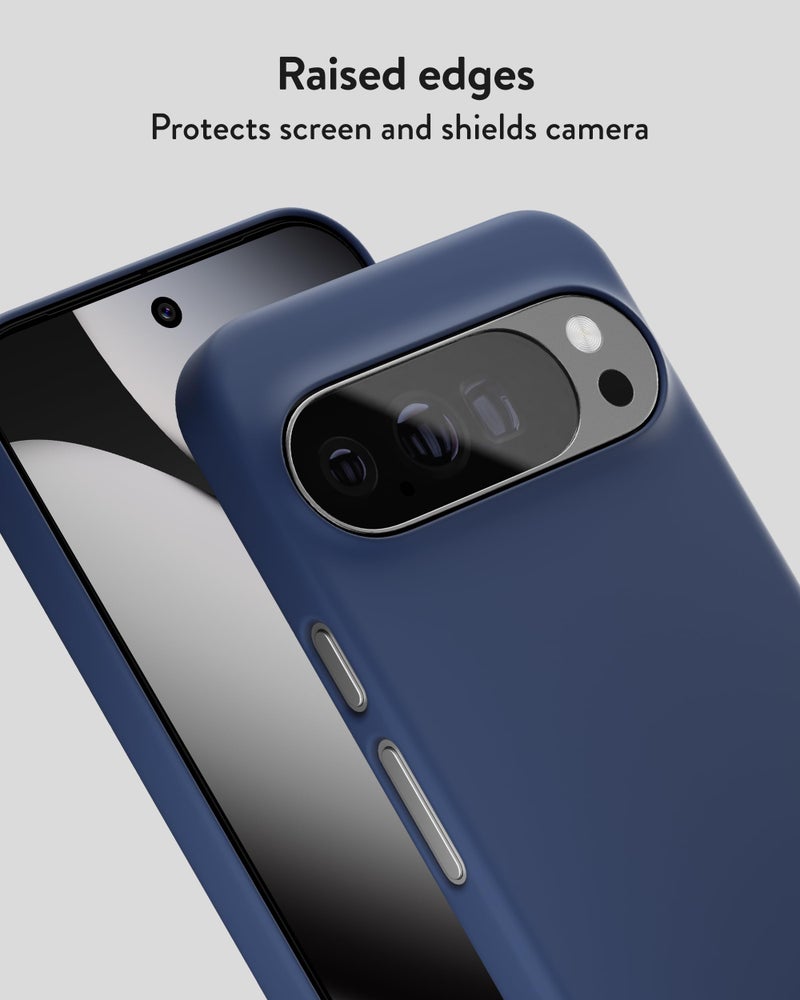 Mous for Google Pixel 10 Pro XL (2025) Case, Compatible with Qi2 MagSafe and Pixelsnap - Super Thin - Anti-Scratch Protective Phone Cover - Charcoal Blue - Image 5