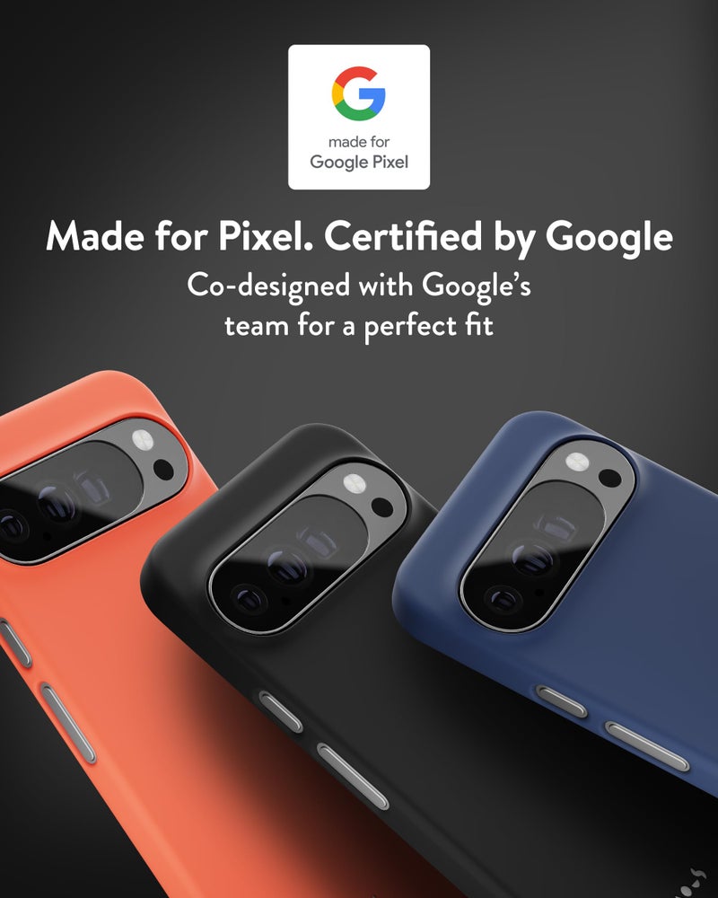 Mous for Google Pixel 10 Pro XL (2025) Case, Compatible with Qi2 MagSafe and Pixelsnap - Super Thin - Anti-Scratch Protective Phone Cover - Charcoal Blue - Image 2