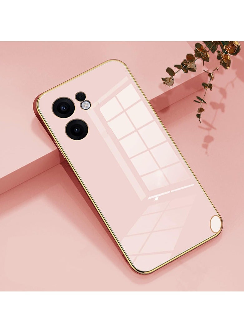 Compatible with Nothing CMF Phone 2 Pro cover, smooth veneer gold plated chrome, pink Thin and smooth shock-proof full protection Nothing CMF Phone 2 Pro case（pink） - Image 2