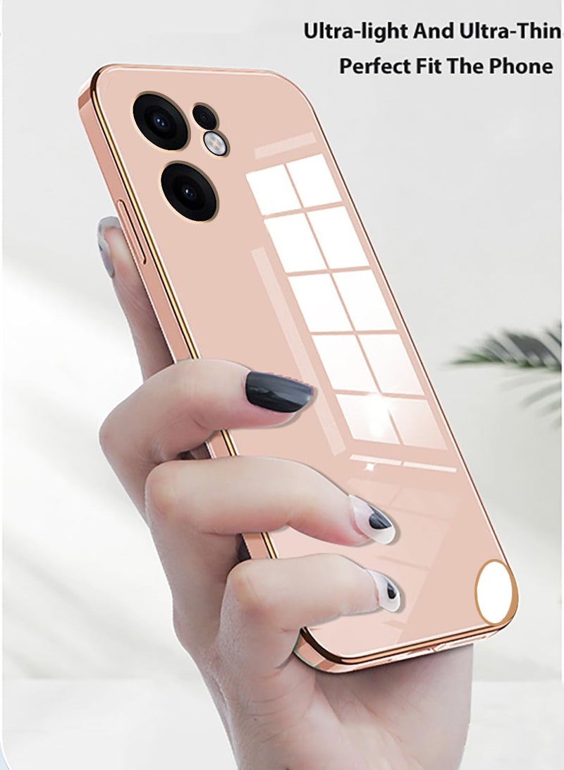 Compatible with Nothing CMF Phone 2 Pro cover, smooth veneer gold plated chrome, pink Thin and smooth shock-proof full protection Nothing CMF Phone 2 Pro case（pink） - Image 3
