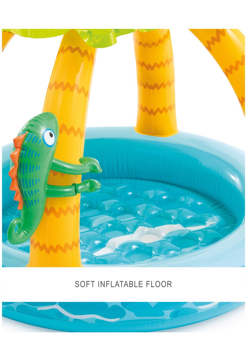 INTEX Tropical Island Inflatable Kiddie Pool - 40 x 34inches  - Image 2