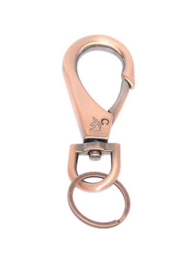 AURA Camping Hiking TREKING Campers Key Chain Carabiner Hook for CAR Bike Home Keys Brown - KC347