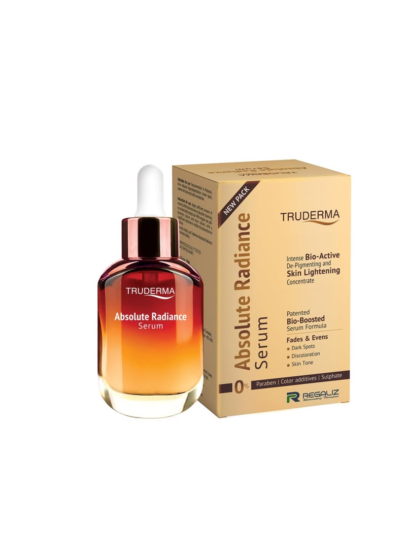 REGALIZ Truderma Absolute Radiance Serum | Intense Bio-Active De-Pigmenting & Skin Brightening Concentrate | 30ml - Image 4