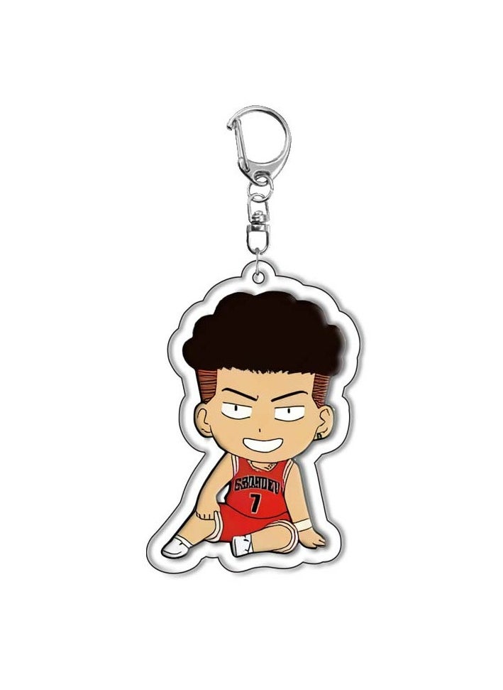 KUYING Creative Slam Dunk Keychain Student Backpack Pendant 