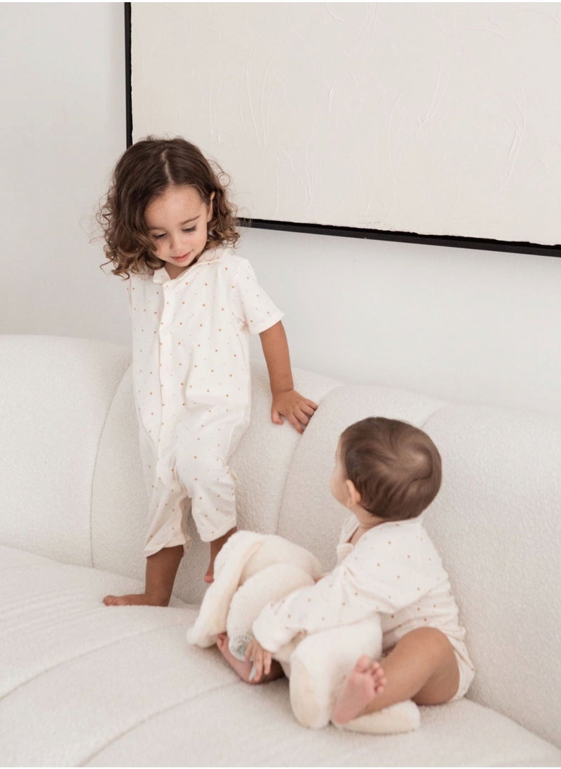 Elli Junior Bamboo Shirt Suit Golden Dots - Image 4