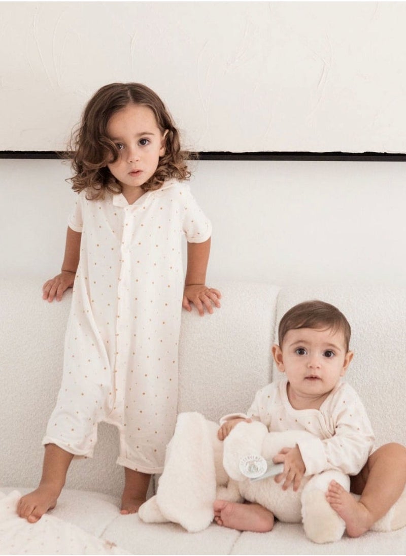 Elli Junior Bamboo Shirt Suit Golden Dots - Image 1