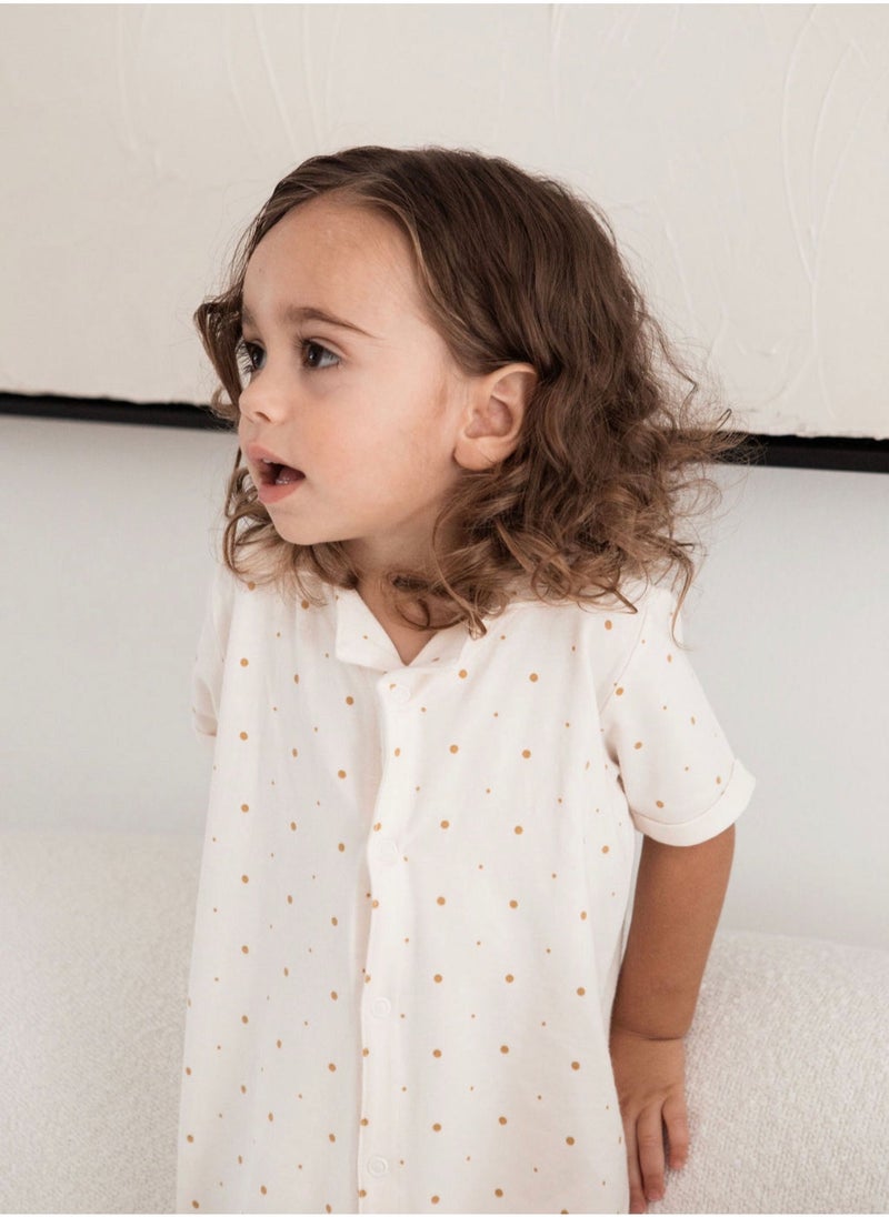 Elli Junior Bamboo Shirt Suit Golden Dots - Image 5