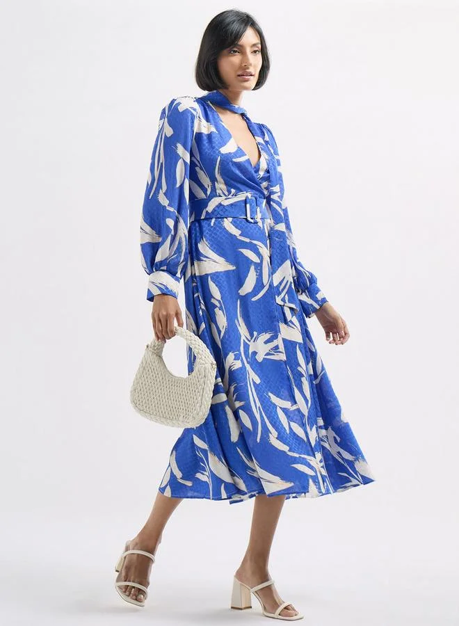 Splash FAV Floral Print Midi Dress