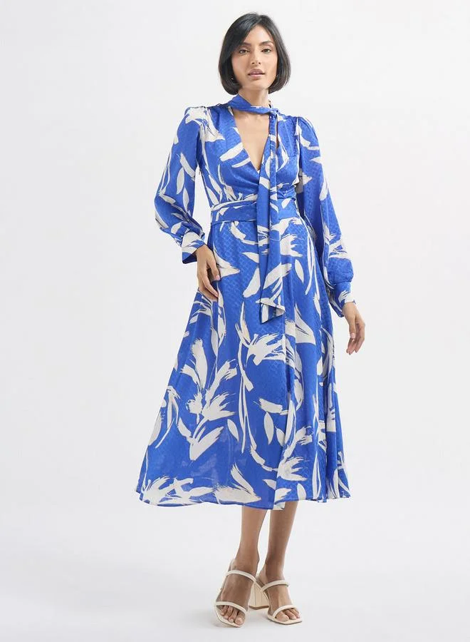 Splash FAV Floral Print Midi Dress