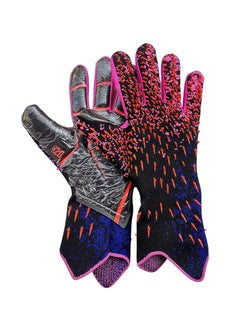 General Goalkeeper gloves, strong grip football goalkeeper gloves with finger protection, youth football training gloves, tight leather football gloves  - Image 1