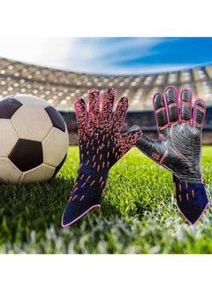 General Goalkeeper gloves, strong grip football goalkeeper gloves with finger protection, youth football training gloves, tight leather football gloves  - Image 5