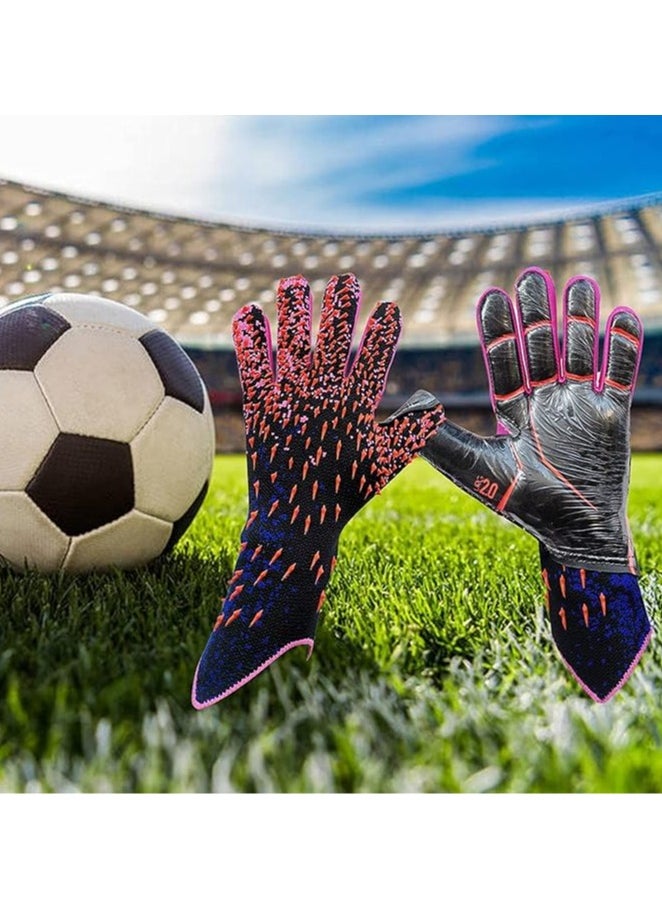 General Goalkeeper gloves, strong grip football goalkeeper gloves with finger protection, youth football training gloves, tight leather football gloves  - Image 5