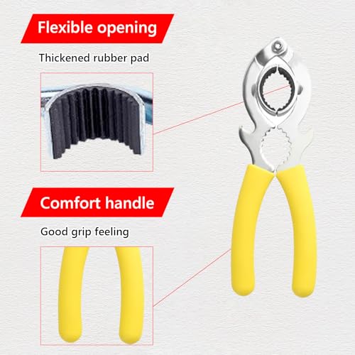 Pcmursal 2 Pack Faucet Aerator Removal wrench, Aerator Wrench, Installing Faucet Tool for Kitchen Sink Bathroom Replacement Part Repair Spanner - Image 2