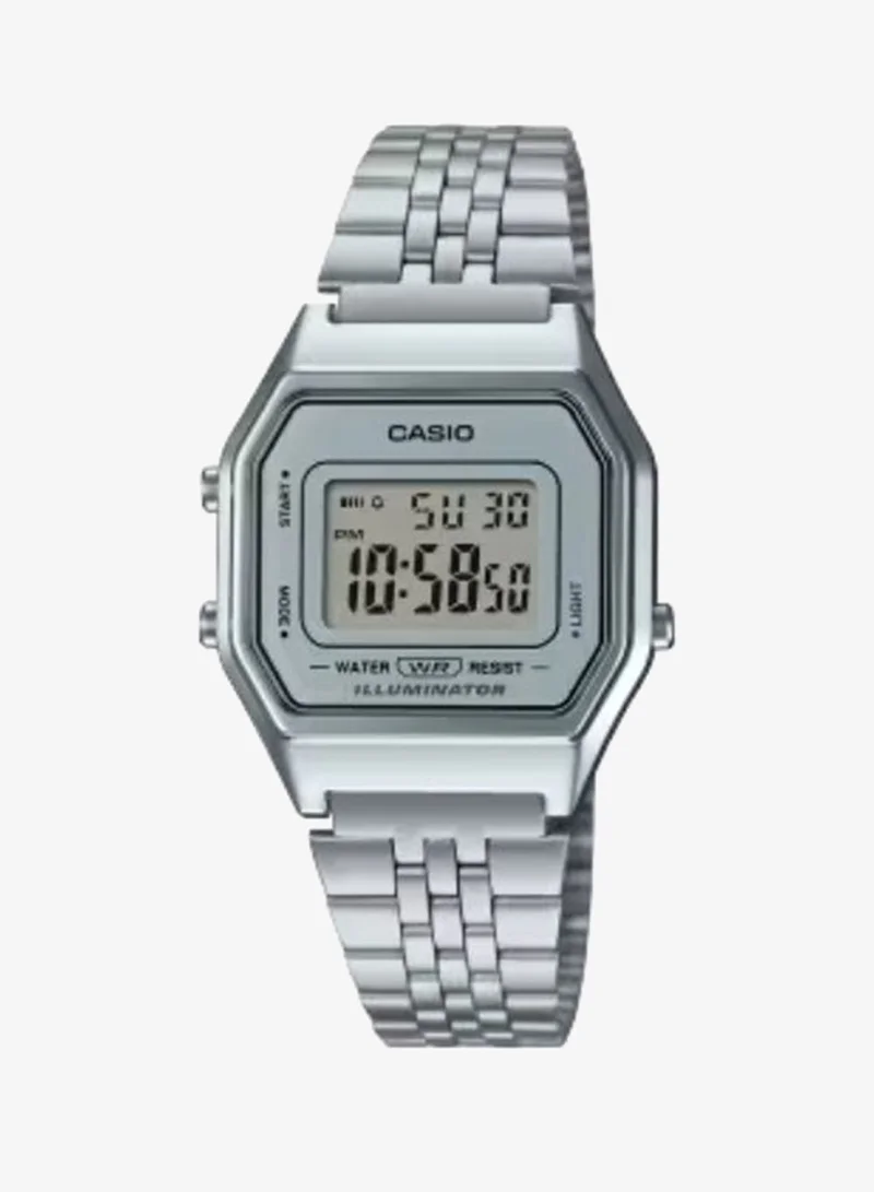 Casio Unisex Stainless Steel Digital Watch LA-680WA-7DF - 28.6 mm