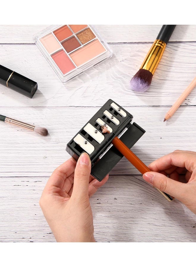 5 Hole Makeup Pencil Sharpener Cosmetic Tool Multiple Sizes Eyeliner And Lip Liner Sharpener For Women Sacapuntas De Lapiz Maquillaje - Image 4