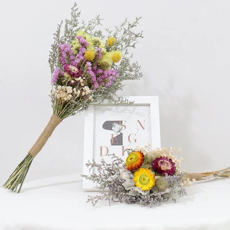 Bluejw Real Dried Flower Bouquet - High Quality Natural Fresh Decorative Flowers & Dried Plants for Mother's Day, Home Decor - Image 2