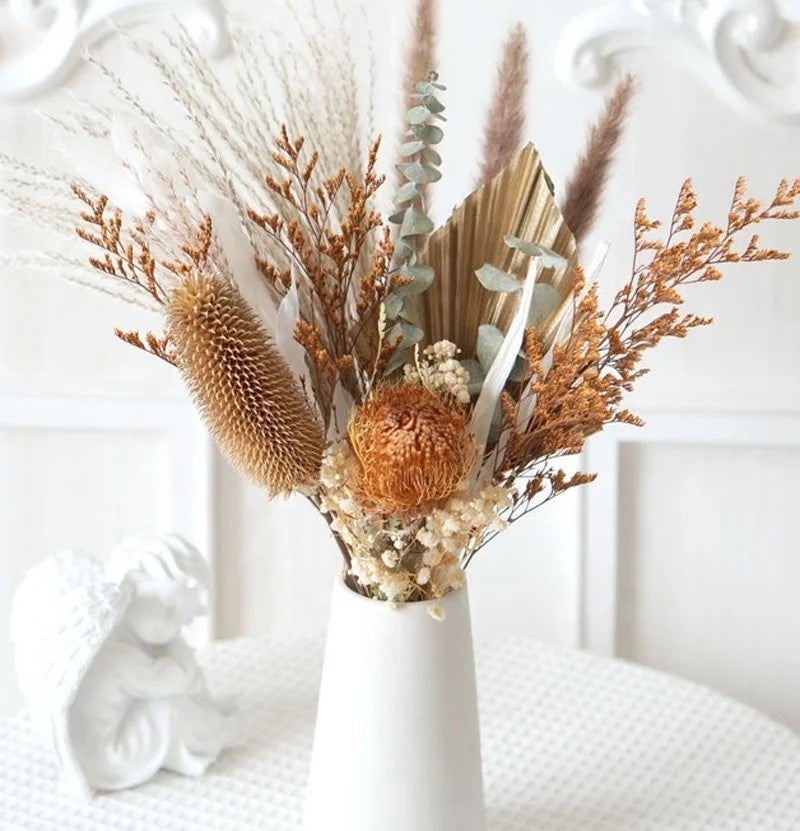 Bluejw Real Dried Flower Bouquet - High Quality Natural Fresh Decorative Flowers & Dried Plants for Mother's Day, Home Decor - Image 4