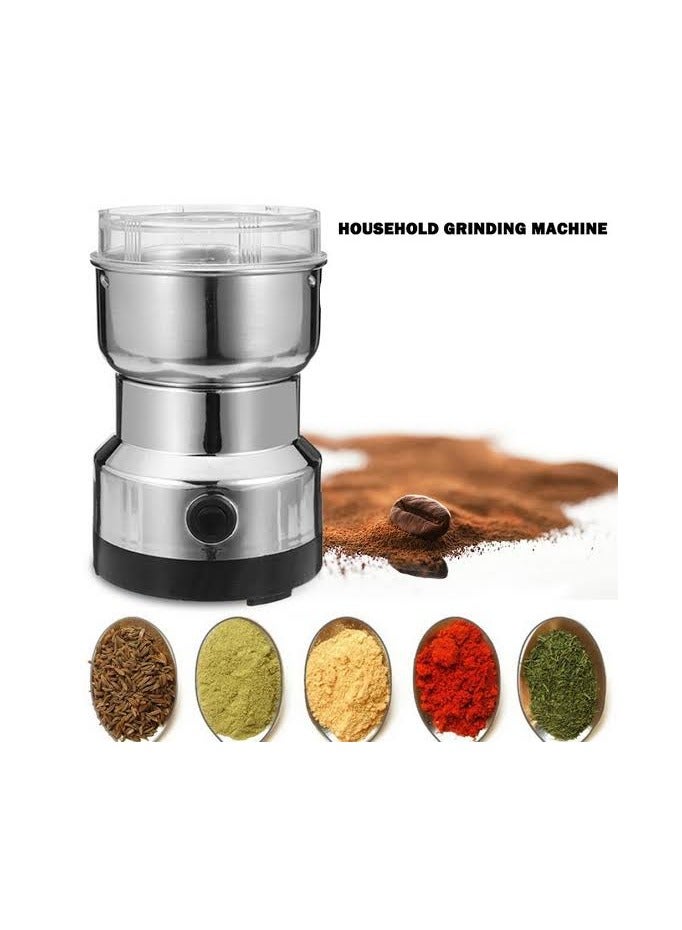 آر إيه أف مطحنة كهربائية لطحن القهوة والحبوب بقوة 300 وات، مزودة بشفرات حادة - Image 2