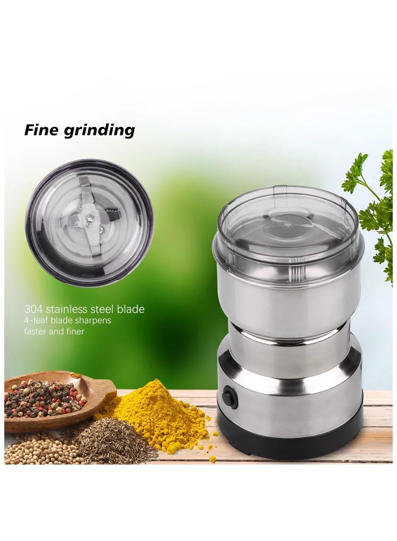 آر إيه أف مطحنة كهربائية لطحن القهوة والحبوب بقوة 300 وات، مزودة بشفرات حادة - Image 5