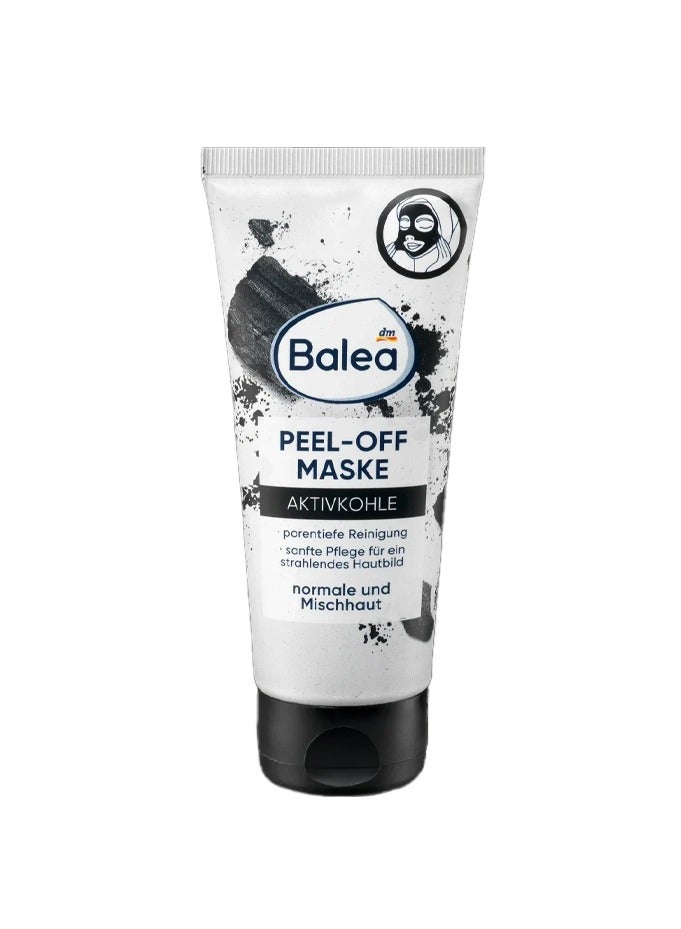 balea Face Mask Peel-off With Activated Carbon, 100ml