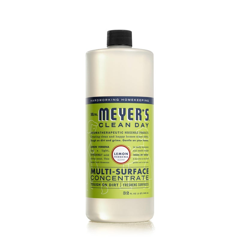 Mrs. Meyer's Clean Day MRS. MEYER'S CLEAN DAY Multi-Surface Cleaner Concentrate, Use to Clean Floors, Tile, Counters, Lemon Verbena, 32 fl. oz - Image 1