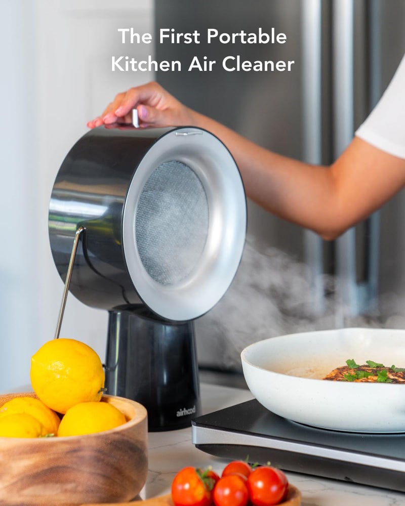 airhood AirHood Wired Range Hood | Portable Kitchen Exhaust Fan with 5 Activated Charcoal Air Filter & Stainless-steel Oil Filter | Easy to Clean - Ideal for Indoor Cooktop Use (Space Black)  - Image 2