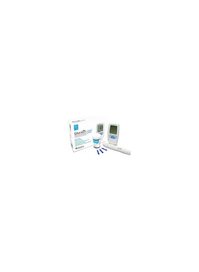 Gluco Dr Auto Glucose Meter Monitor With 25 Strips - Image 2