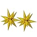 Tellpet Star Balloons Foil Balloon for Birthday Bachelorette Engagement Wedding Party 2pcs Large Gold Balloon - Image 4