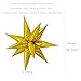 Tellpet Star Balloons Foil Balloon for Birthday Bachelorette Engagement Wedding Party 2pcs Large Gold Balloon - Image 2