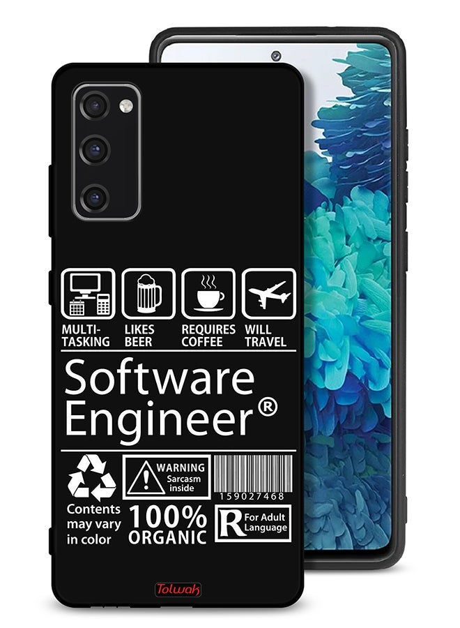 Tolwak Samsung Galaxy S20 FE Protective Case Cover Software Engineer Sticker - Image 1
