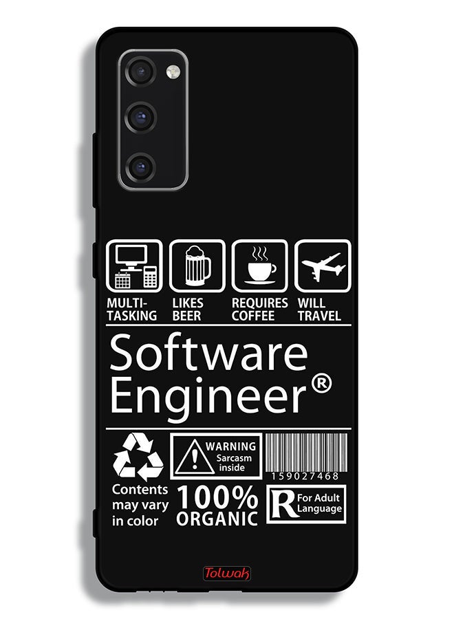 Tolwak Samsung Galaxy S20 FE Protective Case Cover Software Engineer Sticker - Image 2