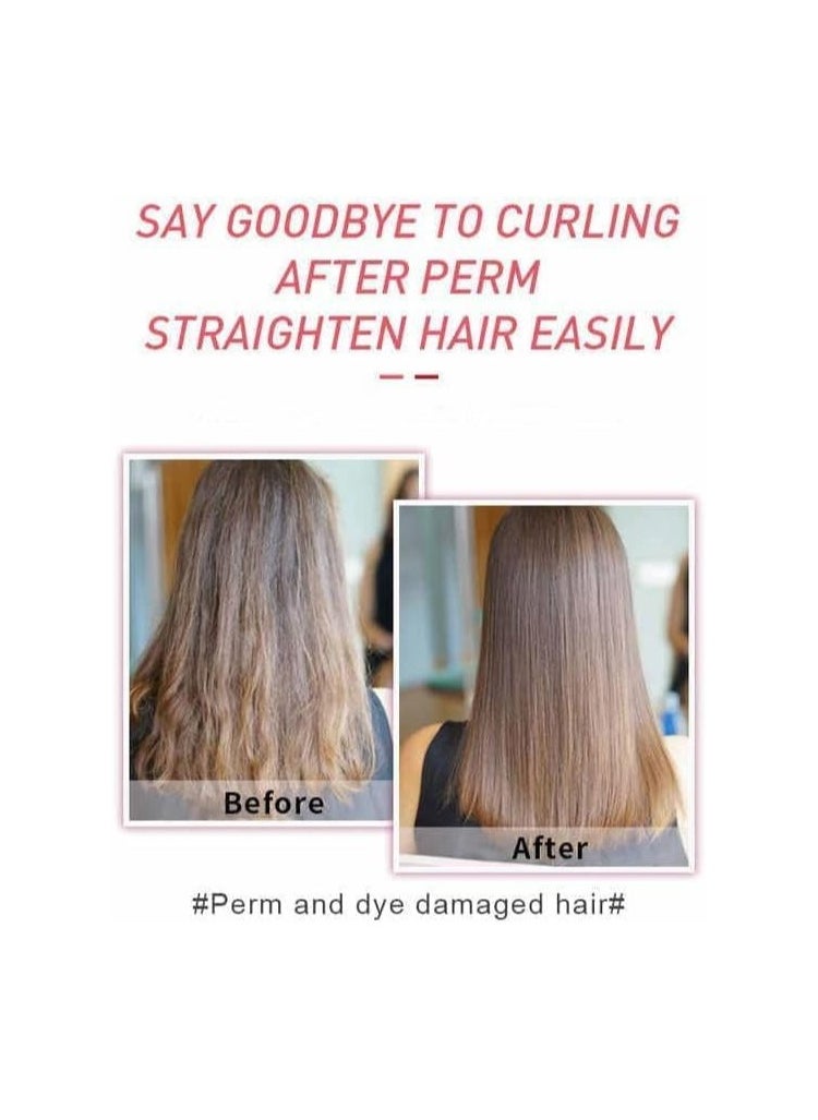 Yameem - Yameem Hair Straightening Cream Argan Oil & Keratin Straight Hair Cream Hair Straightener Treatment With Comb Fast Straightening Moisturizing Set Softener For Salons And Homes - Image 1