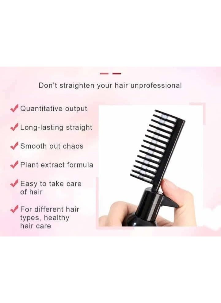 Yameem - Yameem Hair Straightening Cream Argan Oil & Keratin Straight Hair Cream Hair Straightener Treatment With Comb Fast Straightening Moisturizing Set Softener For Salons And Homes - Image 1