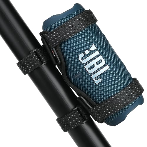 TXEsign Portable Speaker Mount for Bike/Golf Cart/Boat Railing, Adjustable Strap Bike Speaker Holder Attachment for JBL Charge 5/Charge 6/Flip 5/Flip 6/UE Boom 3/Wingman View Golf - Image 1