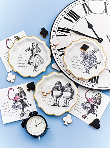 Talking Tables Alice In Wonderland Party Supplies | Vintage Floral Paper Napkins | Great For Mad Hatter Tea Party, Birthday Party And Baby Shower | 20 Pack - Image 5
