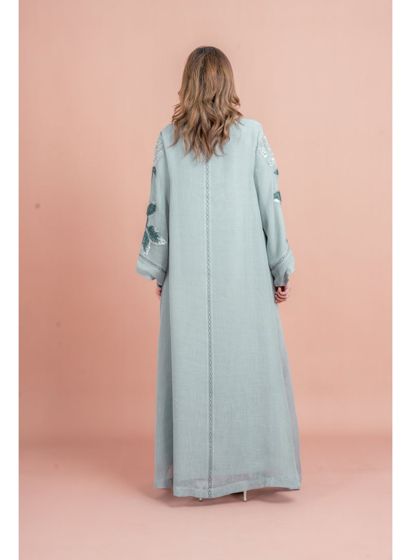 اكسا جلابية كريستال يدوية حديثة - Image 2