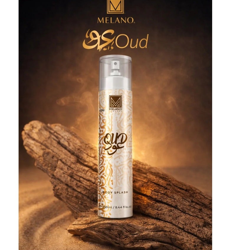 MELANO Body Splash Oud 250ml - Image 2