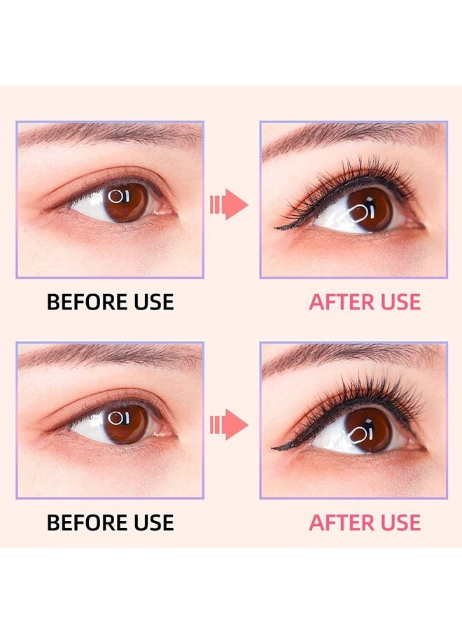 Generic - 1 Pairs Self Adhesive Reusable Adhesive Eyelashes - Image 1