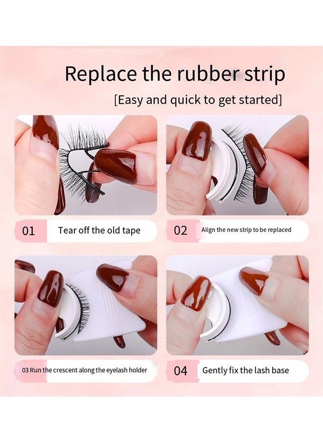 Generic - 1 Pairs Self Adhesive Reusable Adhesive Eyelashes - Image 1