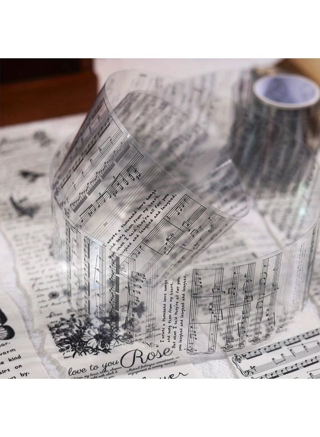 مجموعة شريط واشي كلاسيكي - 4 لفات بطول 39 قدم - موديل PR1002 لأعمال الديكور والحرف اليدوية وسجل القصاصات - Image 5