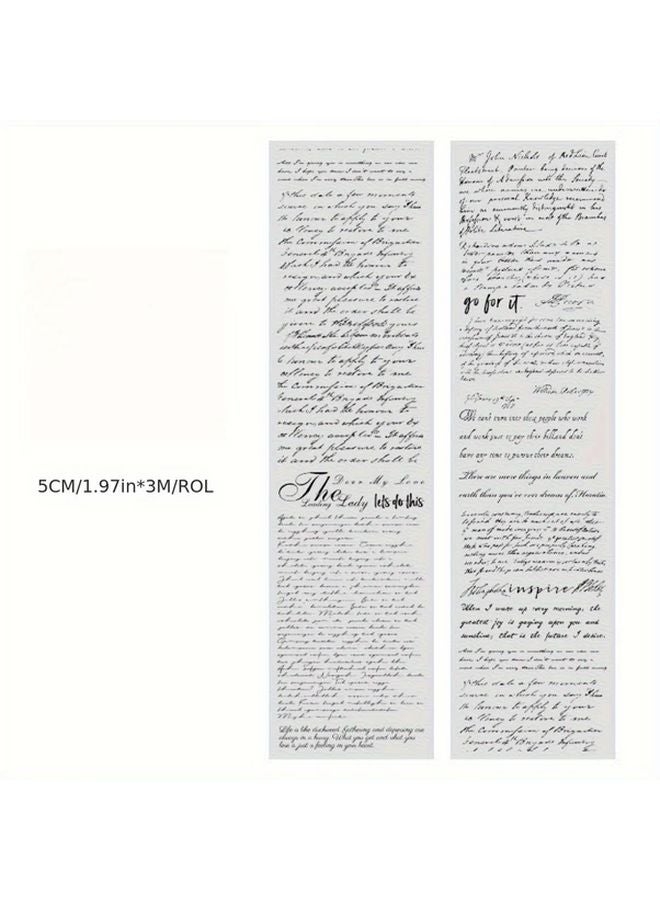 مجموعة شريط واشي كلاسيكي - 4 لفات بطول 39 قدم - موديل PR1002 لأعمال الديكور والحرف اليدوية وسجل القصاصات - Image 4