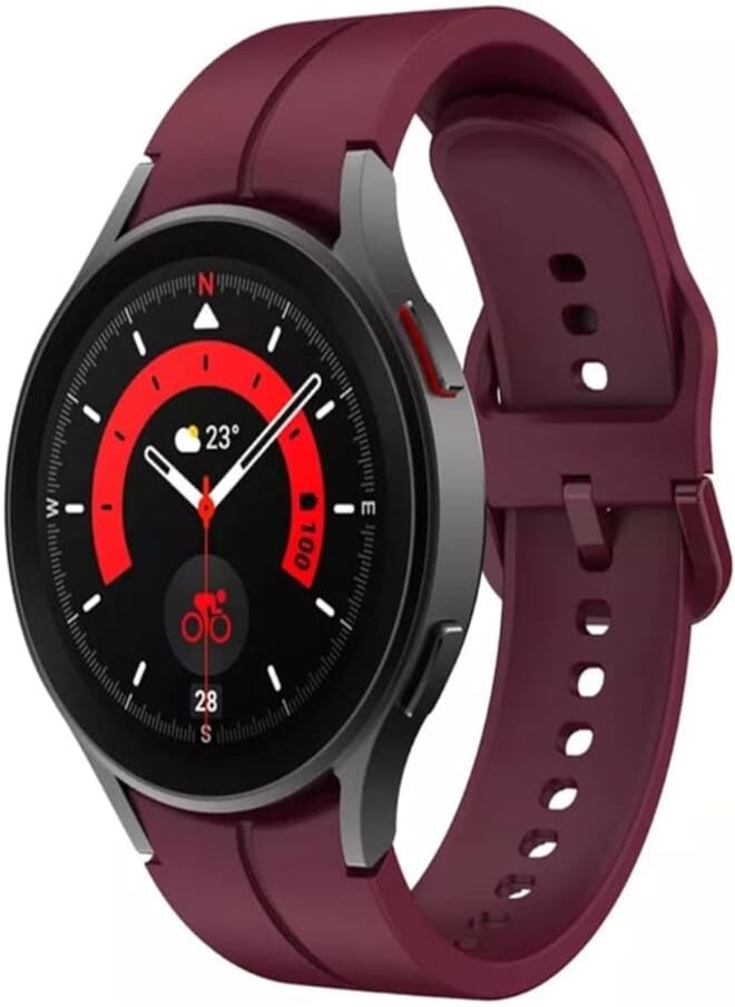 Dado - Dado Silicone Replacement Band Compatible with Samsung Galaxy Watch 6 Classic 47/43mm | 5 Pro 45mm | 4 Classic 46/42mm | Watch 6/5/4 44/40mm, Special strap No Gap design - Image 1