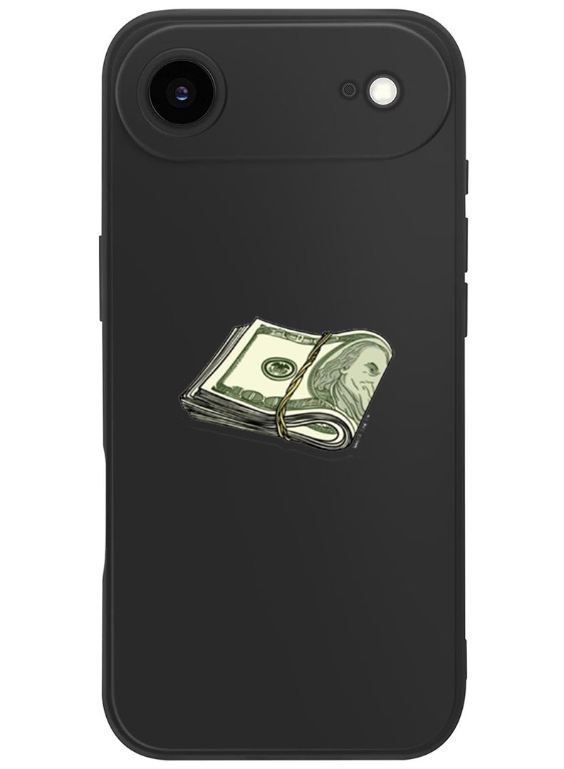 Theodor Protective Slim Fit Case Liquid Silicone Cover with Full Body Protection Anti-Scratch Shockproof Case For Apple iPhone 17 Air (Black) Cash Sticker - Image 1