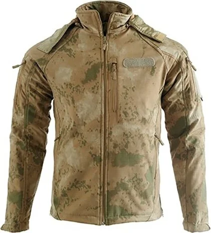 Karcamp 5 Pocket Tactical Double Softshell Waterproof Unisex Coat Jacket