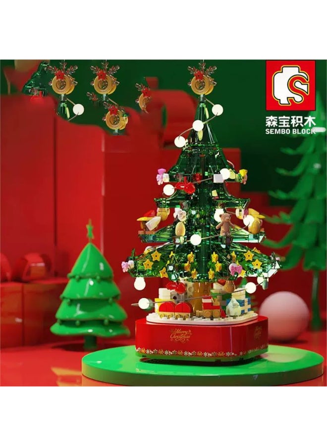 Christmas Tree Music Box Ornament set 28CM
