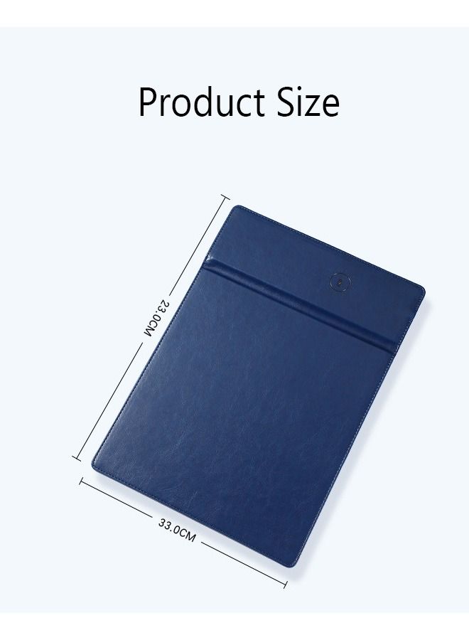 DUNISO Mini Wireless Charging Mouse Pad Premium Leather Mouse Pad Waterproof Charging Wireless Mousepad With Phone Kickstand Folds Up for Ofiice Travel - Image 5