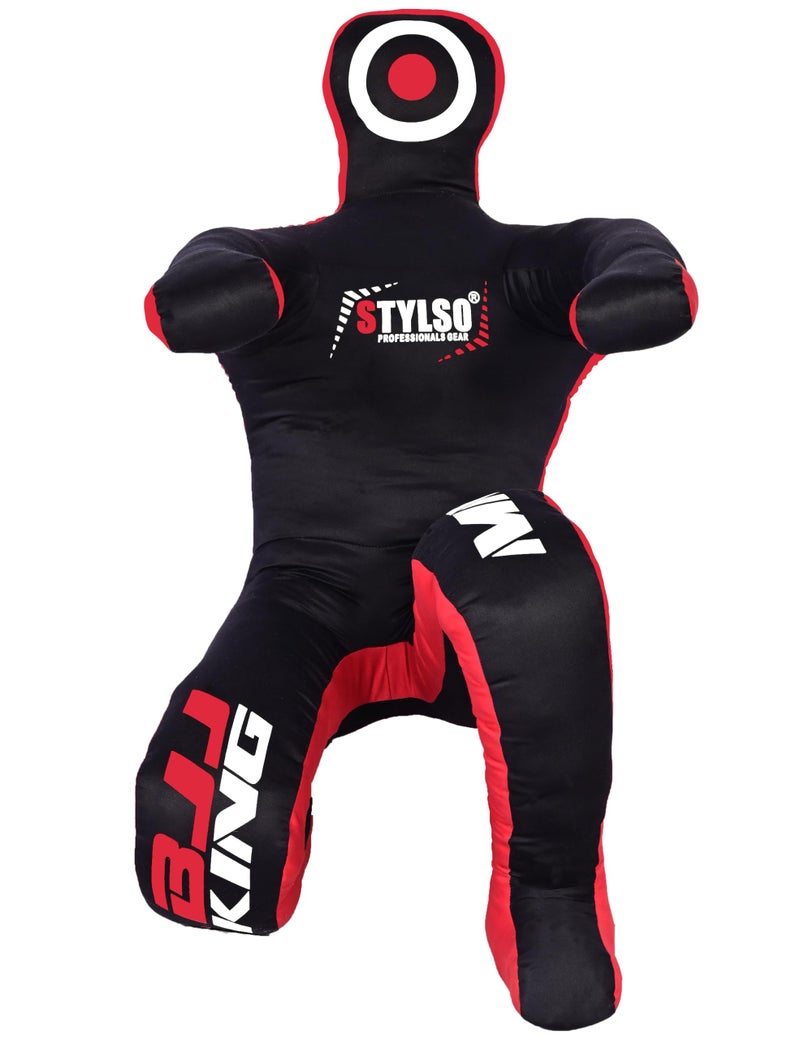 Stylso Grappling Dummy for Adults, Unfilled Wrestling Dummy, Hanging Jiu Jitsu Dummy for BJJ, MMA, Judo, Karate, Martial Arts (Black Sit, 6ft / 72 inches) - Image 5