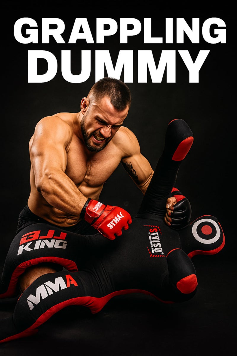 Stylso Grappling Dummy for Adults, Unfilled Wrestling Dummy, Hanging Jiu Jitsu Dummy for BJJ, MMA, Judo, Karate, Martial Arts (Black Sit, 6ft / 72 inches) - Image 4