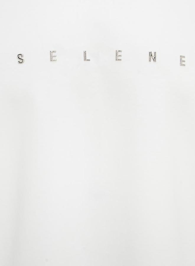 Selene Unisex - Logo Print Oversized T-Shirt - Image 3